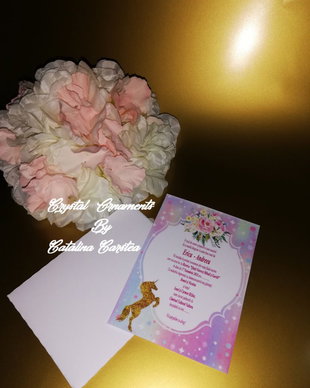 Invitatie botez Unicorn