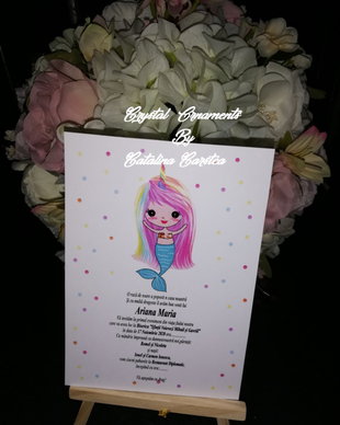Invitatie motez mica sirena