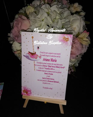 Invitatie botez lebada