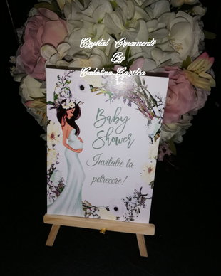 Invitatie baby shower