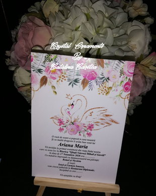 Invitatie botez lebada