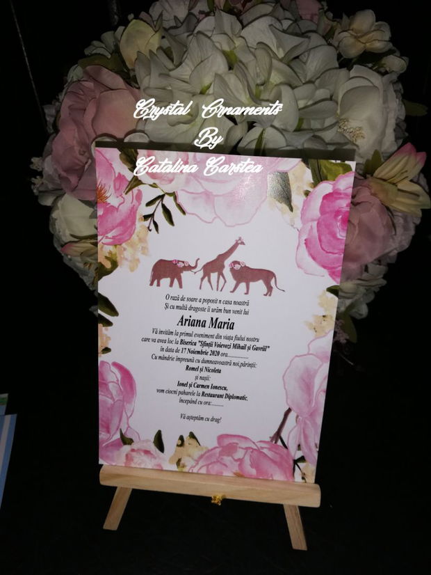 Invitatie botez jungle