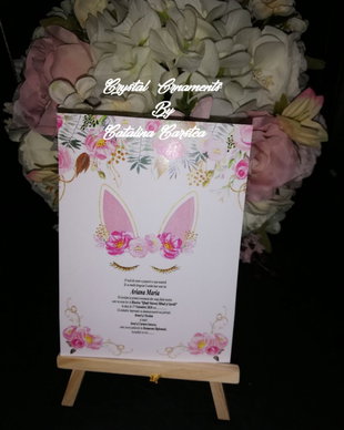 Invitatie botez Unicorn