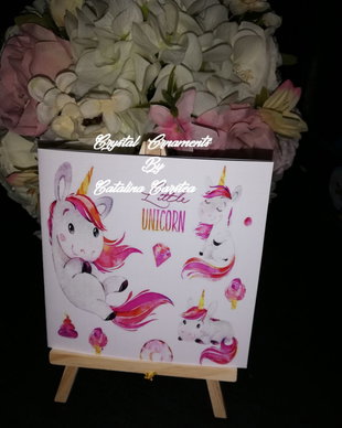 Invitatie botez Unicorn