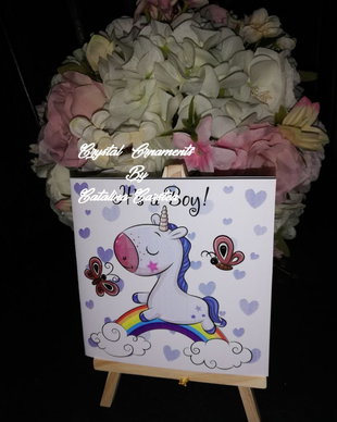 Invitatie botez Unicorn