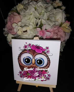 Invitatie botez bufnita