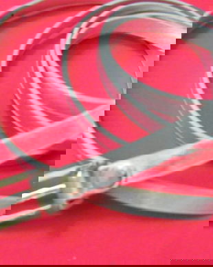 Curelusa argintie dubla