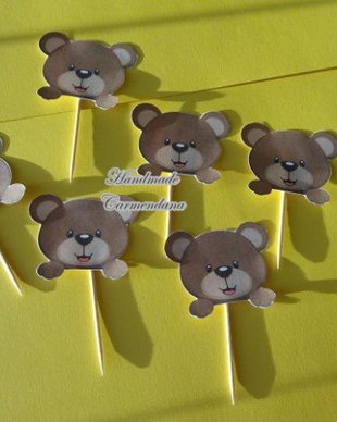 Props-uri pentru candy bar  ursuleti