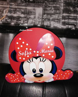 Cutie de dar botez baby Minnie / casuta de bani