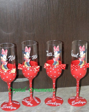Pahare botez Minnie Mouse