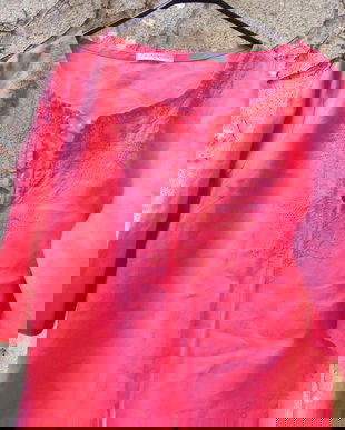 Tunica de in cu broderie