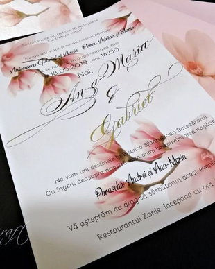 Invitatie nunta "Magnolia"