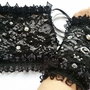 Mansete dantela neagra vintage.rezervat