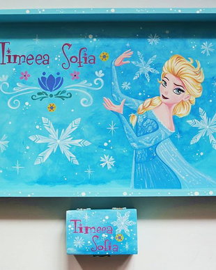 Set Mot cu Printesa Elsa