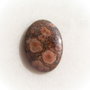 Cabochon 2 poppy jasper aprox 39x28x6 mm
