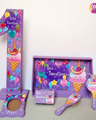 Set Mot cu Inghetata Unicorn