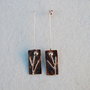 Cercei argint partial antichizat