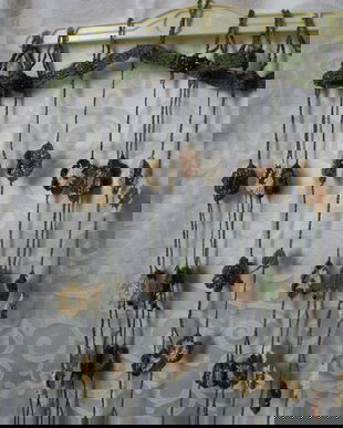 Perdea rustica din rafie