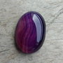 Cabochon agata mov, 25x18 mm