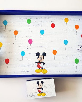 Set mot Mickey Mouse, set pentru taierea motului cu Mickey Mouse, set Mickey