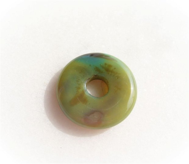 Pandantiv / Donnut din agata aprox  29x6 mm