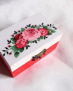 Cutie lemn decorata 34217