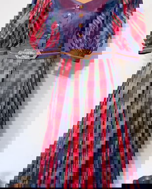 Rochie mătase naturala, bavareza