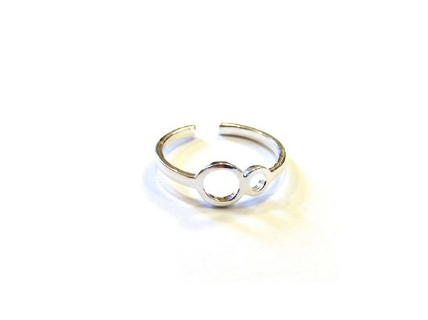 Inel reglabil delicat din Argint 925 - IN688 - Inel casual, inel infinit, cadou romantic