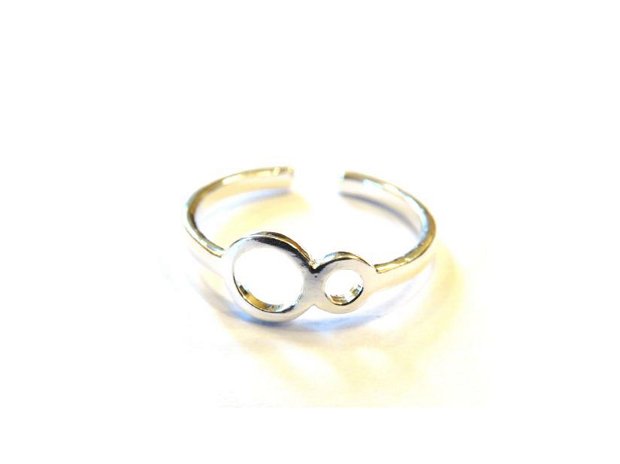 Inel reglabil delicat din Argint 925 - IN688 - Inel casual, inel infinit, cadou romantic