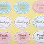 LE27 - (12 buc) etichete "thank you"