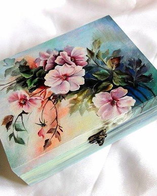 Cutie lemn decorata 34277