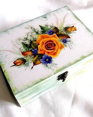 Cutie lemn decorata 34281