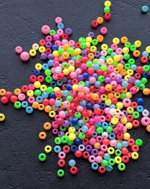 LMA300 - (100 buc) margele acrilice mix