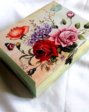 Cutie lemn decorata 34272
