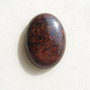 Cabochon brecciated jasper aprox 30x22x7.5 mm