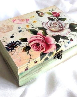 Cutie lemn decorata 34275