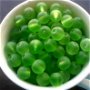 Margele sticla frostep verde 8 mm