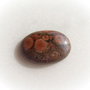 Cabochon 3 poppy jasper aprox 32x21.5x7 mm