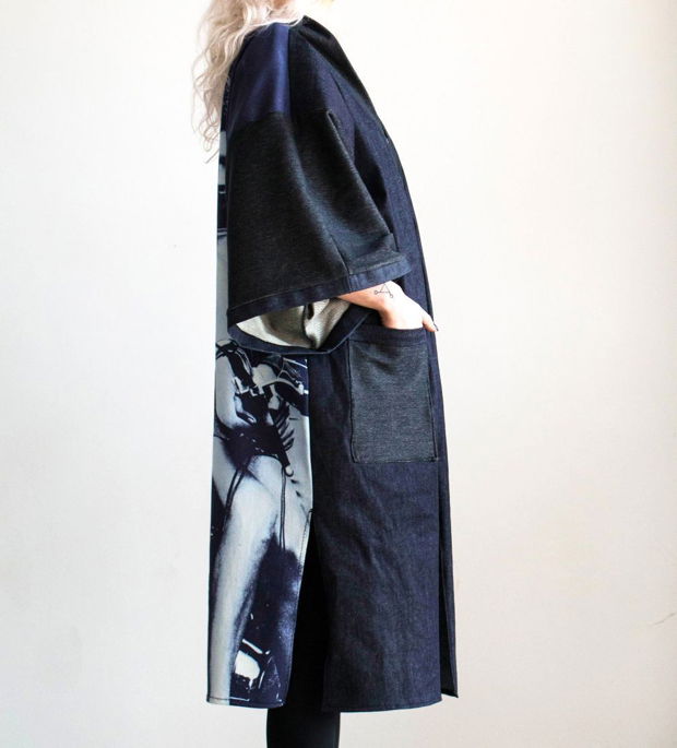 Jacheta Kimono Denim 1