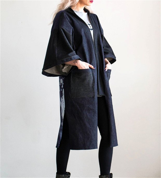 Jacheta Kimono Denim 1