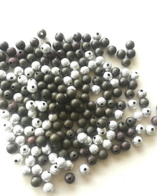 Mix margele stardust, 6 mm