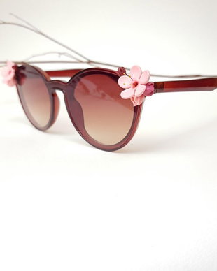 Ochelari de soare flori de cires roz