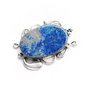 Pandant/link  Lapis Lazuli in rama argintata