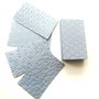 Cartonase embosate. Carton embosat gri