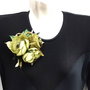 Brosa floare textila/Brosa textila