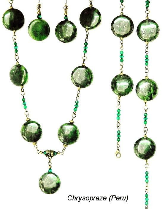 Set bijuterii cu Crisopraz (037)