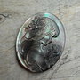 Cabochon camee sidef, 30x23 mm