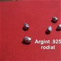 Margica stardust gravata din argint .925 rodiat aprox 6-6.5x4 mm