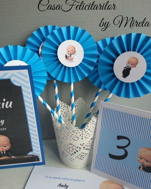 Decoratiune candy bar Baby boss