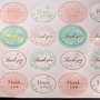 LE29 - (12 buc) etichete "thank you"